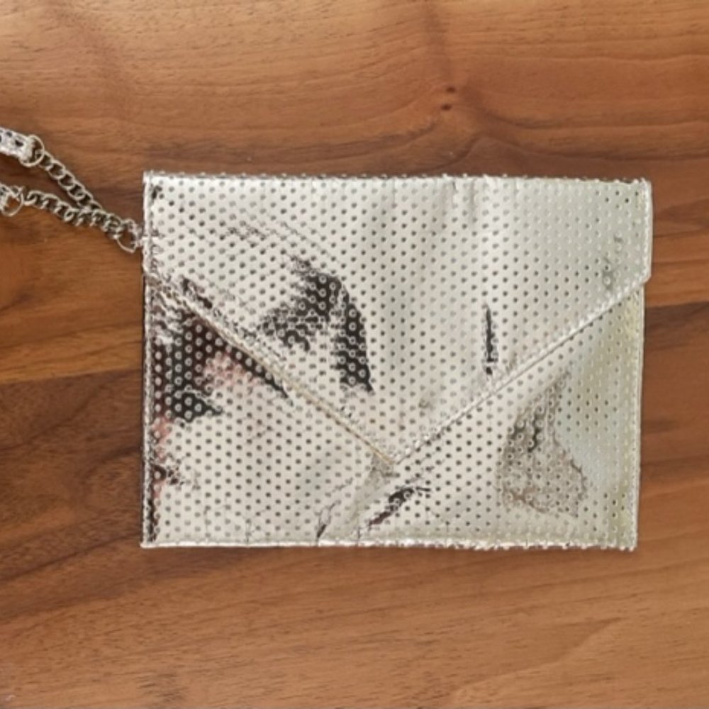 Golden Foil Clutch